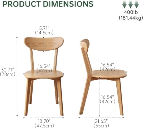 49.21’’-76.77’’ Extendable Dining Table and Chairs Set for 4, 100% Solid Wood...
