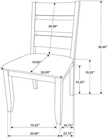Coaster Home Furnishings - Alston - Asian Hardwood and Plywood - Farmhouse Up...