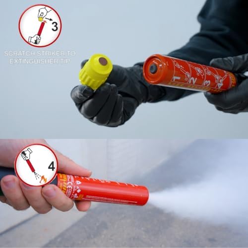 Element E100 | Compact Fire Safety Stick – Extended Discharge | Portable, Lig...