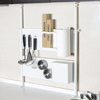 Nitori 8988085 Magnetic Sticky Kitchen Panel BH640, White, Width 25.2 x Depth 2.4 x Height 41.3 inches (64 x 6 x 105 cm)