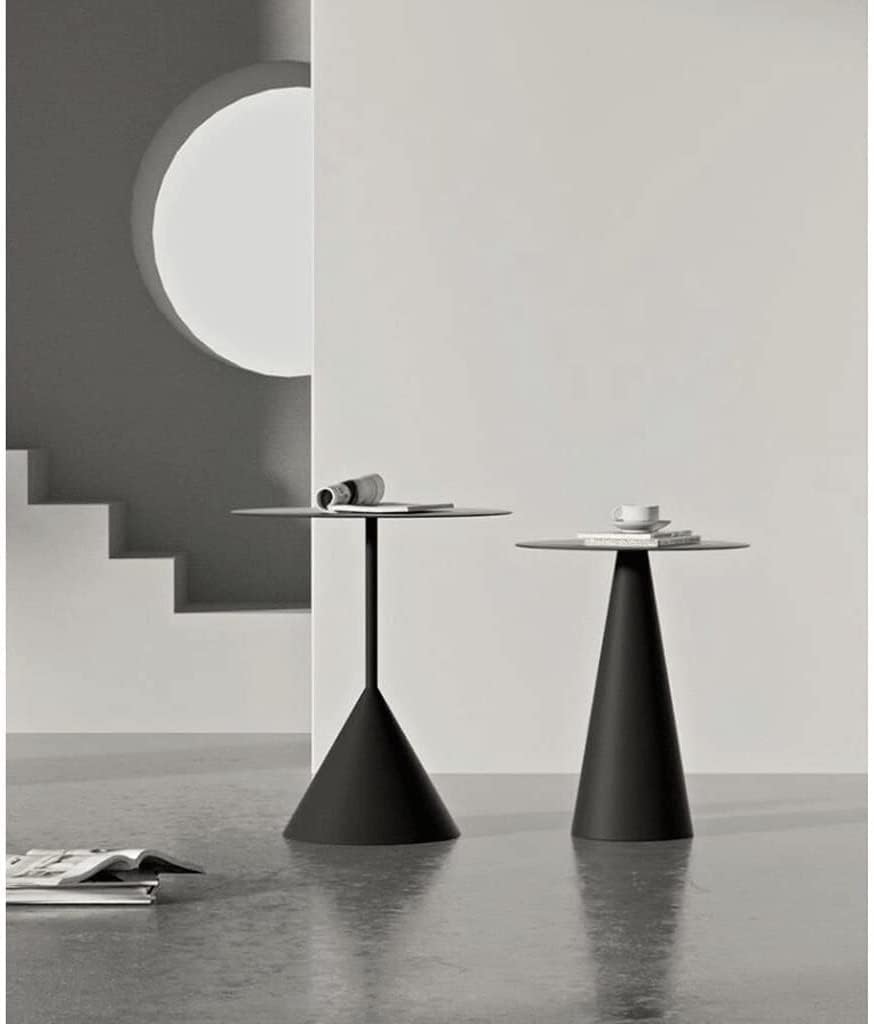 Nightstand T-Shaped Side Table, Round Modern Home Decor, Coffee Table for Liv...