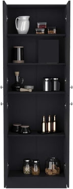 Mid-Century Retro Pantry Cabinet, Storage Cabinet for Kitchen Hallway Entryway,for Kitchen Home