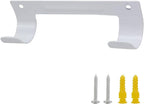 Ironing Board Hanger Wall Mount Ironing Board Holder Organizer Wall Rack for Laundry Rooms Storage Rack Hanging Shelf Hanger (White)