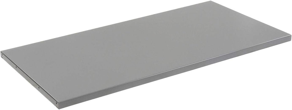 Global Industrial Adjustable Height Workbench C-Channel Leg, 48" W x 30" D, 1-3/4" Steel Top with Square Edge, 2000 Lbs. Capacity, Gray, Industrial Workbench