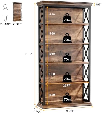 LITTLE TREE 5-Tier Bookcase