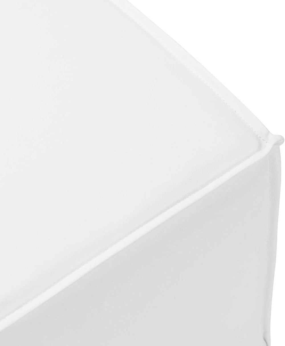 Modway EEI-4211-WHI Saybrook Patio Sectional Ottoman in White, 29.5 x 29.5 x ...