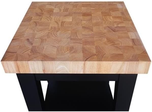 Pemberly Row Kitchen Island, 24"W x 24"D x 33"H, Solid Parawoo...
