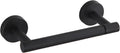 BGL Toilet Paper Holder Black Wall Mount, Bathroom Toilet Paper Holder Matte Black SUS 304 Stainless Steel, Double Post Pivoting Toilet Paper Roll Holder for Bathroom RV