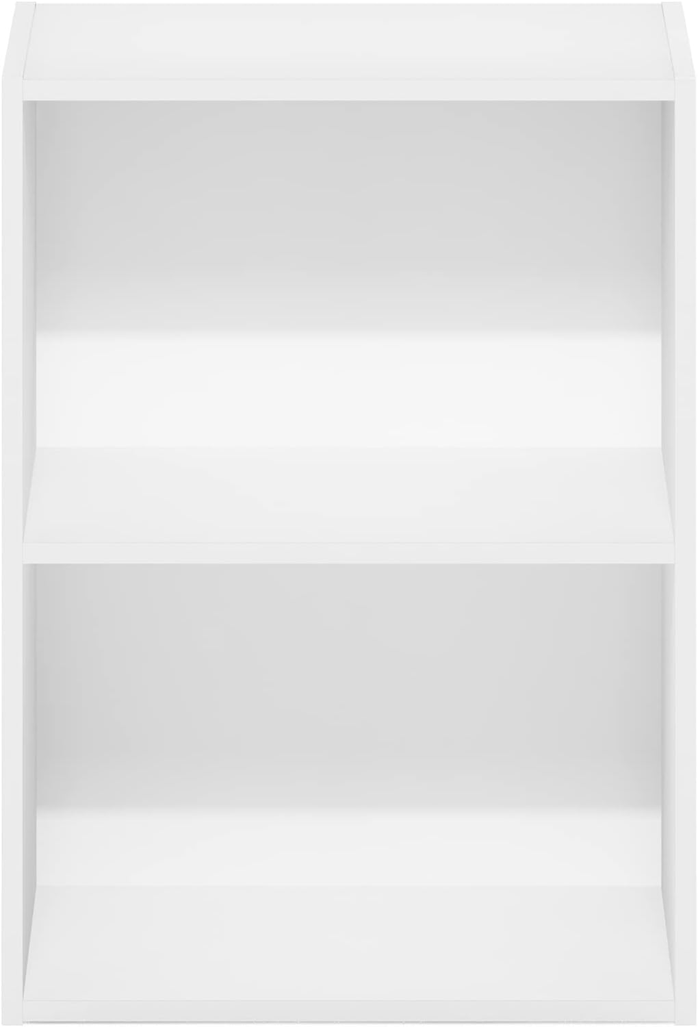 Furinno Luder Bookcase / Book / Storage, 2-Tier, White