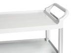 Amazon Basics 3 Shelves Utility Cart with 400 lbs Loading Capacity, Smooth move, Gray