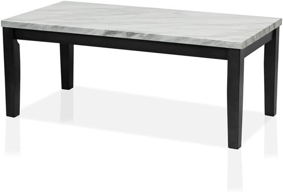 Furniture of America Korlyn Wood 3-Piece Coffee Table Set in White