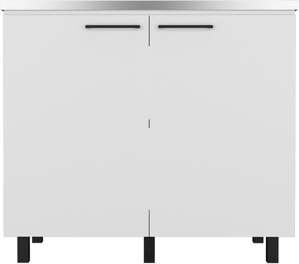 Utility Sink Cabinet Burwood, Kitchen, White