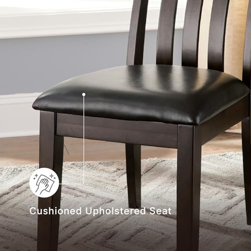 Signature Design by Ashley Haddigan Dining Chair, Set of 2, Dark Brown