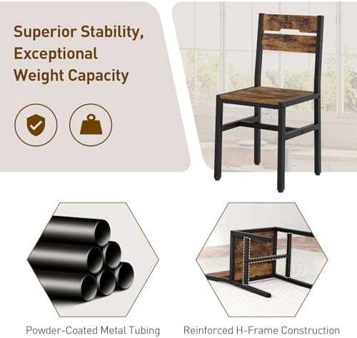 RALGEND Dining Chairs Set of 4, Kitchen Chairs, Dining Room Chairs