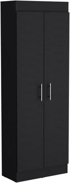 Nepal Pantry Cabinet, Space-Efficient 2-Door Design with Multiple Shelves for Kitchen Organization