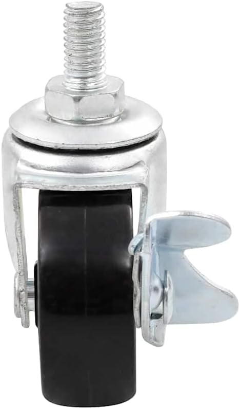 Granite Parasol Base 66.1 lb Square Black Heavy Duty Umbrella Stand with 2 Locking Bolts, 1 Adapter for 1.5"/1.9" Poles, 4 Castors for Easy Movement