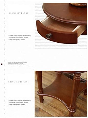 Telephone Table, American Telephone Tables,Round Coffee Table,Side Table with...