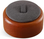 Ring Display, Premium Wooden Stand, Grey Jewelry Holder for Vendor