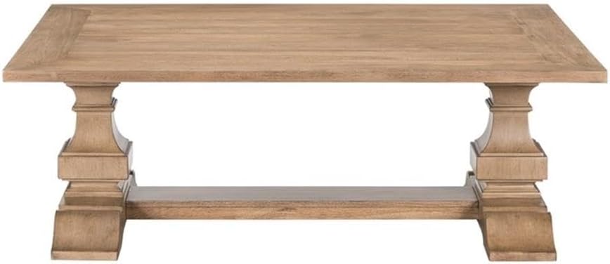 Pemberly Row 3 Piece Cocktail Table Set, Rubberwood and Rustic Birch Veneers,...