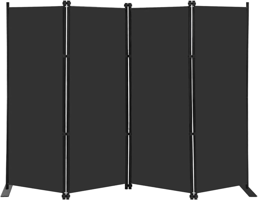 MAYOLIAH 4 Panel Room Divider 6Ft Tall Indoor Foldable Privacy Screen wall