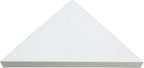 Palisade Vinyl Waterproof Corner Shower Shelf in Dusty Pearl