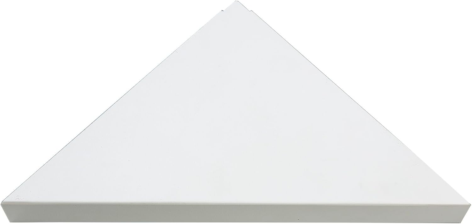 Palisade Vinyl Waterproof Corner Shower Shelf in Dusty Pearl