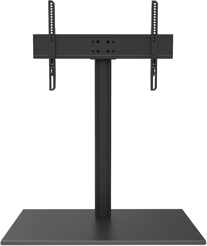 Kanto TTS150 Tabletop Stand for 37" to 60" TVs | Supports up to 88 lb | Height Adjustable | Swivels up to 30° | Tilts -5° | Black