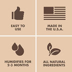 Boveda 65% Two-Way Humidity Control Packs For Aging & Long-Term Storage in Plastic & Wood Boxes – Size 60 – 4 Pack – Moisture Absorbers – Humidifier Packs – Hydration Packets in Resealable Bag