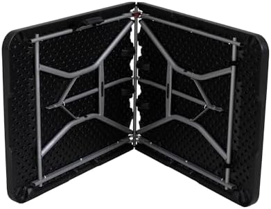 LIFETIME 6-Foot Fold in Half Table, Light Commercial, Black