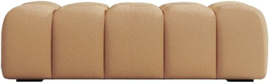 Modern Fabric Bed end Bench Long Bedroom Tatami Mat Dressing Room Sofa Wooden...