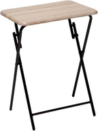 Wood Folding TV Table-Grey by MOBEA