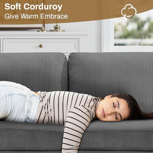 Legend Vansen Oversized Modular Sectional Sofa,U/L-Shaped Corduroy Couch with...