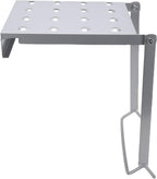Ladder Platform Iron Folding Ladder Work Stand with Multi Purpose Shelf 330 Lb Capacity Foldable Work Platform Extension for Home Office Workshop Storage and Tasks (Iron)