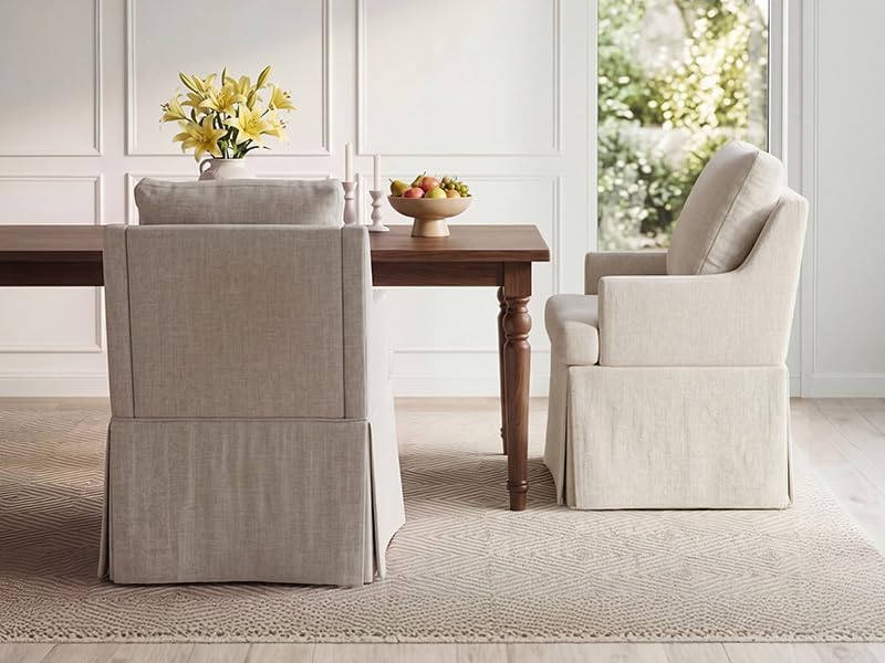 UVV Upholstered Dining Chairs Set of 2, Modern Kitchen Chair Dining Room Chai...