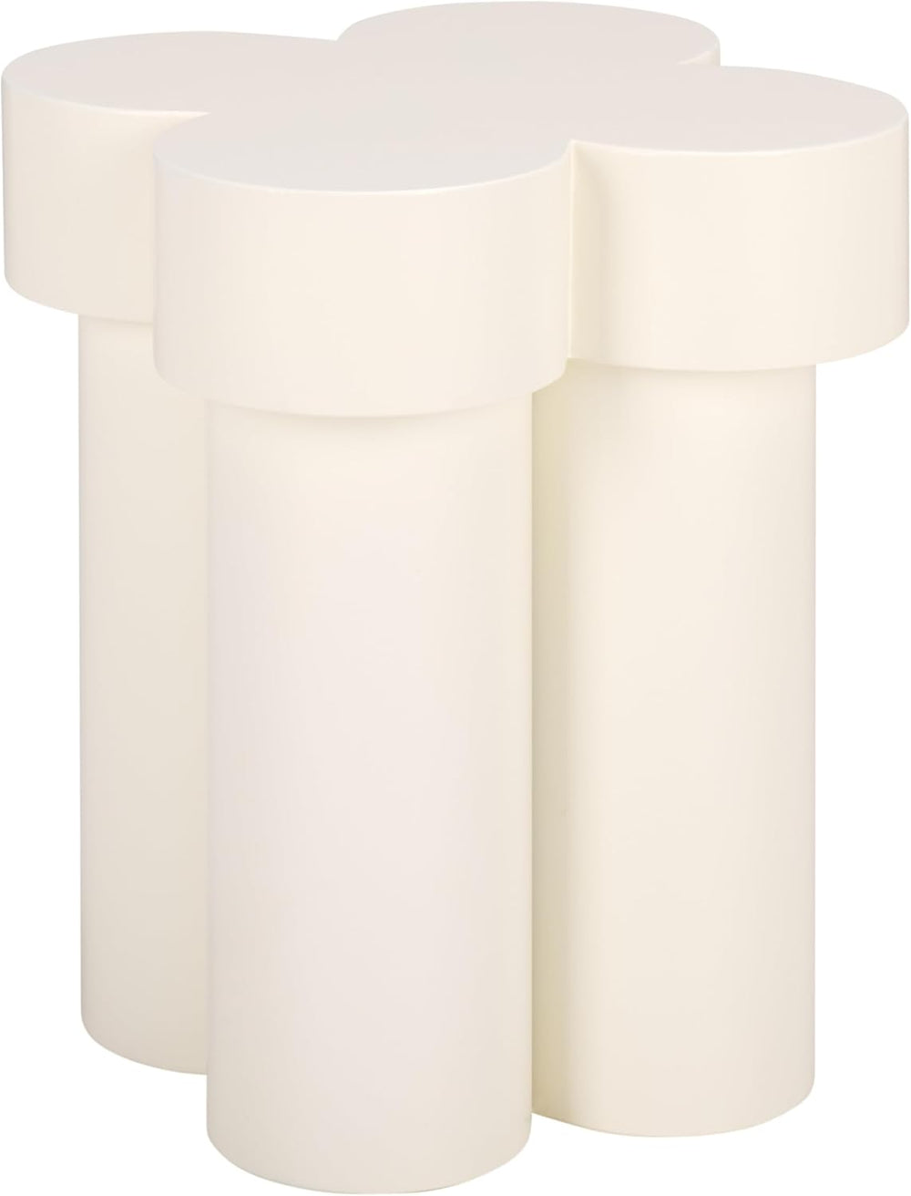 SAFAVIEH Home Collection – Bastien Ivory Sculptural Accent Table, Modern Flor...