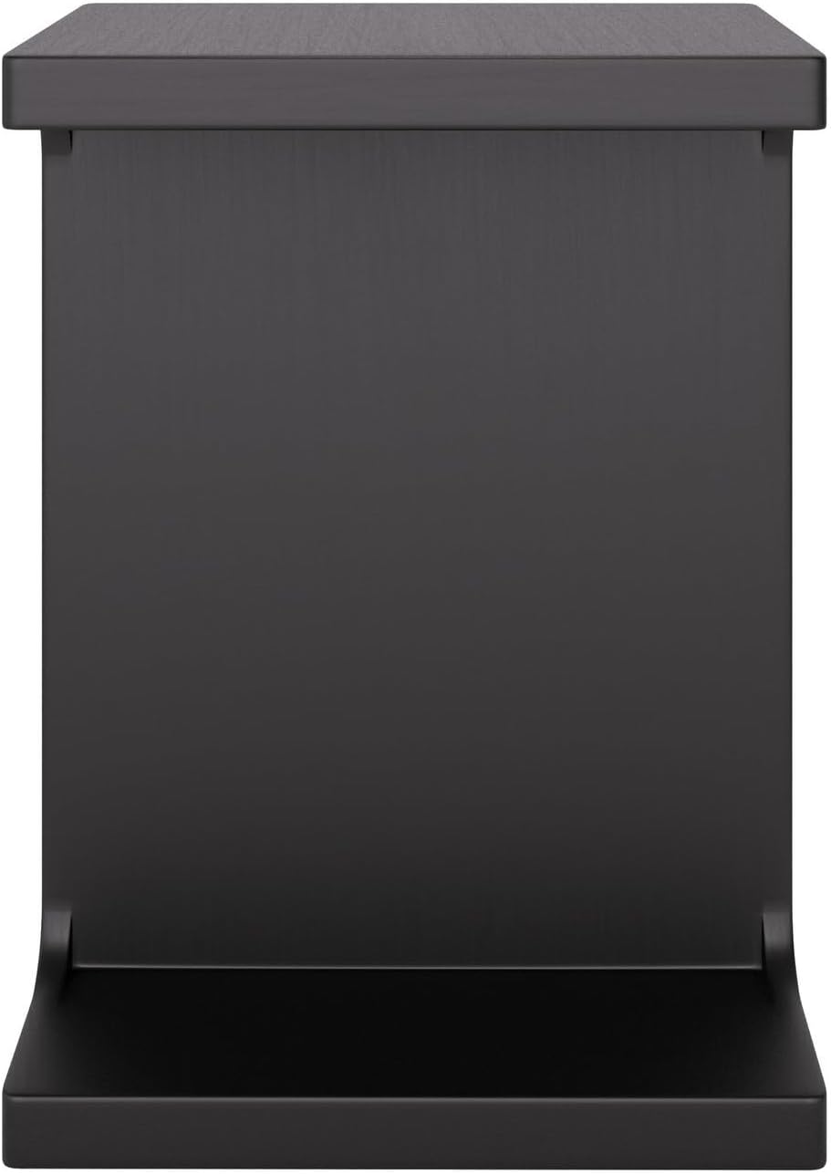 HomeStock Black Accent Table - Modern Side Table for Living Room & Bedroom
