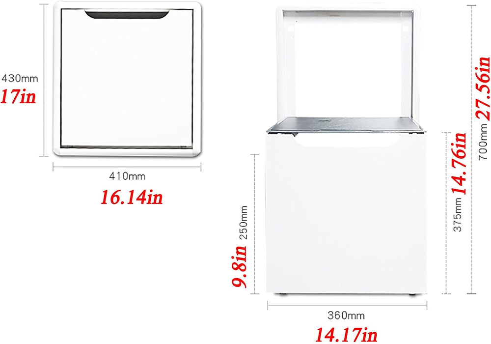 Folding Stools Wall-Mounted Invisible Aluminum Shoe-Changing Stool, Space-Sav...
