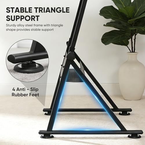 Magshion Drafting Table for Adults w/Stool, Natural