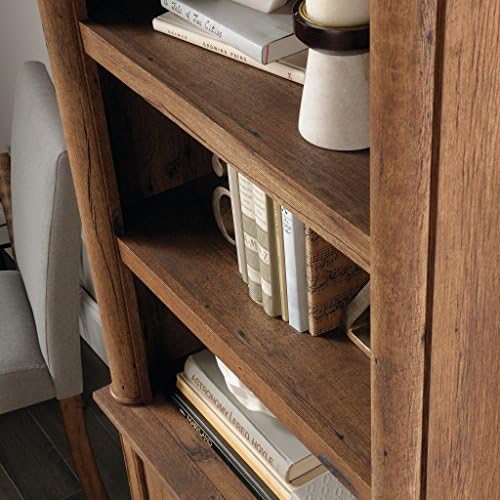 Sauder Palladia Bookcase with Doors, Multiroom Storage, Library Bookcase, Vin...