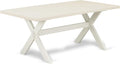 East West Furniture XT027 X-Style Mid-Century Modern Dining Table - a Rectangle Kitchen Table Top with Stylish Legs, 40x72 Inch, Multi-Color