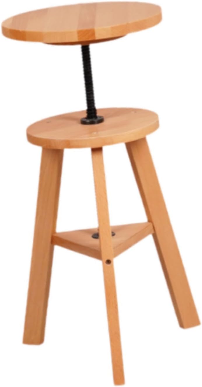Wooden Drafting Stool Sturdy Artist Stool