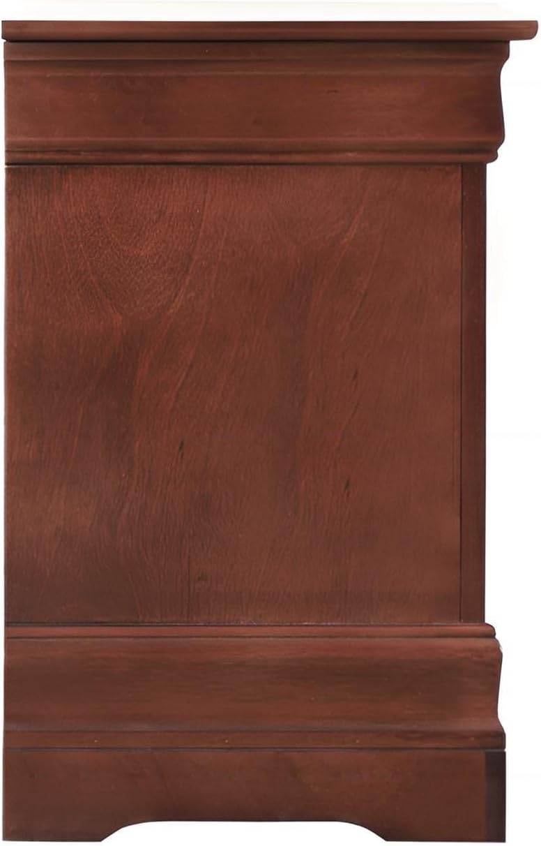 Elegant Traditional Cherry Nightstand,for Small Spaces