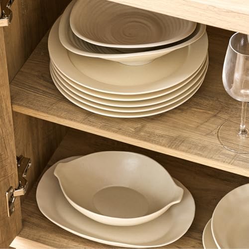 OAKHAM HOME Buffet Cabinet 56" Golden Oak