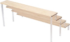 for acrylic And Wooden Ladder Organizer, Multi-Layer Display Shelf For Figures, Blind Boxes, Pastries Space-Saving Counter Stand 1-5 Tier(4 layer 50cm)