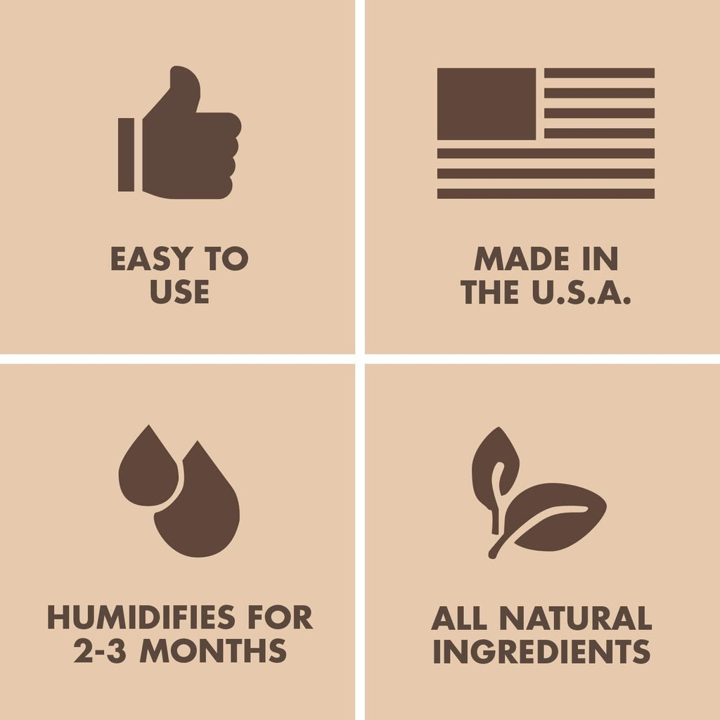 Boveda 75% Two-Way Humidity Control Packs Fix Major Moisture Loss in Non-Plastic Humidifier Boxes – Size 60 – 4 Pack – Moisture Absorbers – Humidifier Packs – Hydration Packets in Resealable Bag