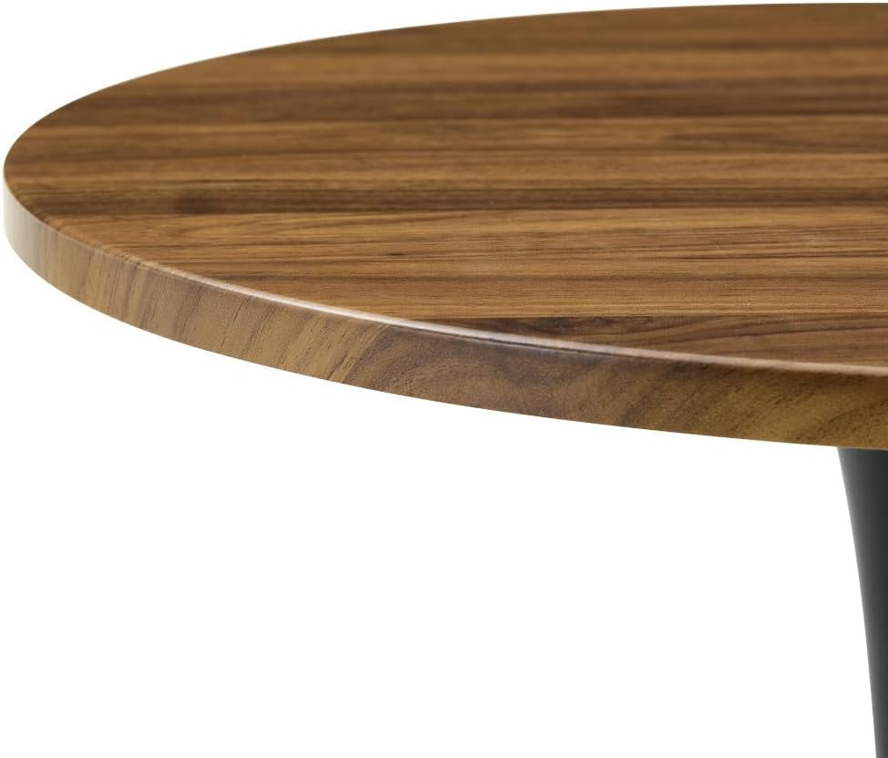 Round Dining Table, 23.6" Circle Tulip Table with Thickened Tabletop &am...