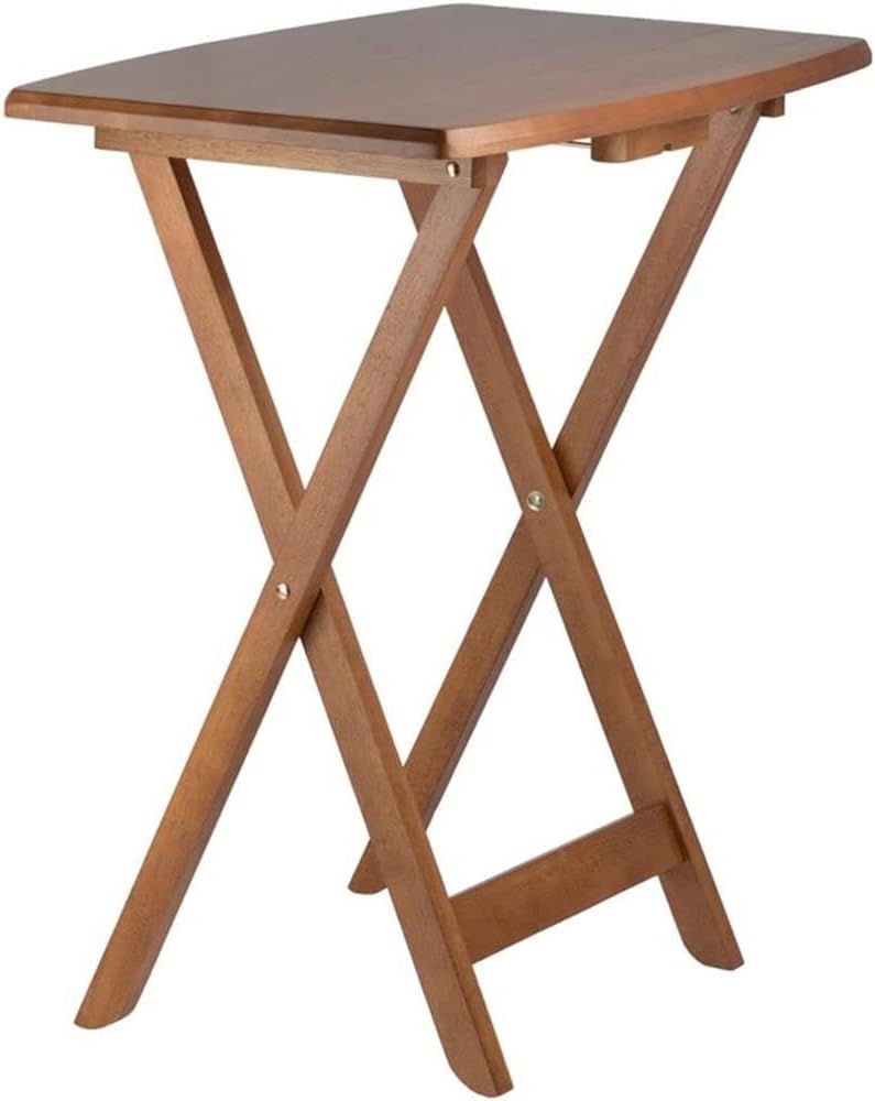 Pemberly Row 24" W x 12" D Transitional Oversized Solid Wood Snack ...
