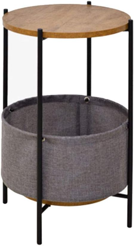 Telephone Table, Round 2 Layer Sofa Side Table,Coffee Table,Telephone Table,2...