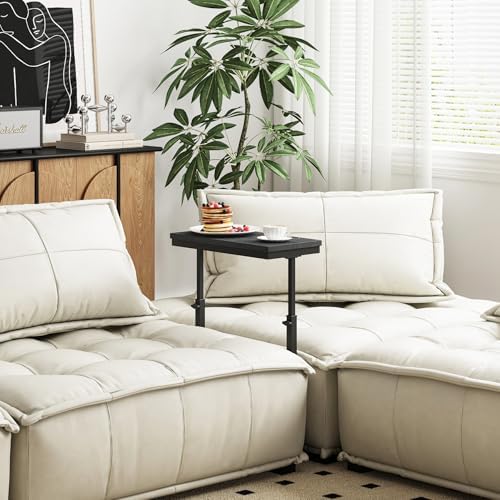 TUTOTAK End Table, Side Table, Tall Couch Table, Sofa Table, Set of 2