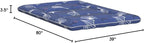 MAXYOYO Japanese Floor Mattress Futon Mattress, 4" Thicken Tatami Mat Sleeping Pad Foldable Roll Up Mat Boys Girls Dormitory Pad Kids Floor Lounger Pillow Bed, Charcoal Grey, Queen Size